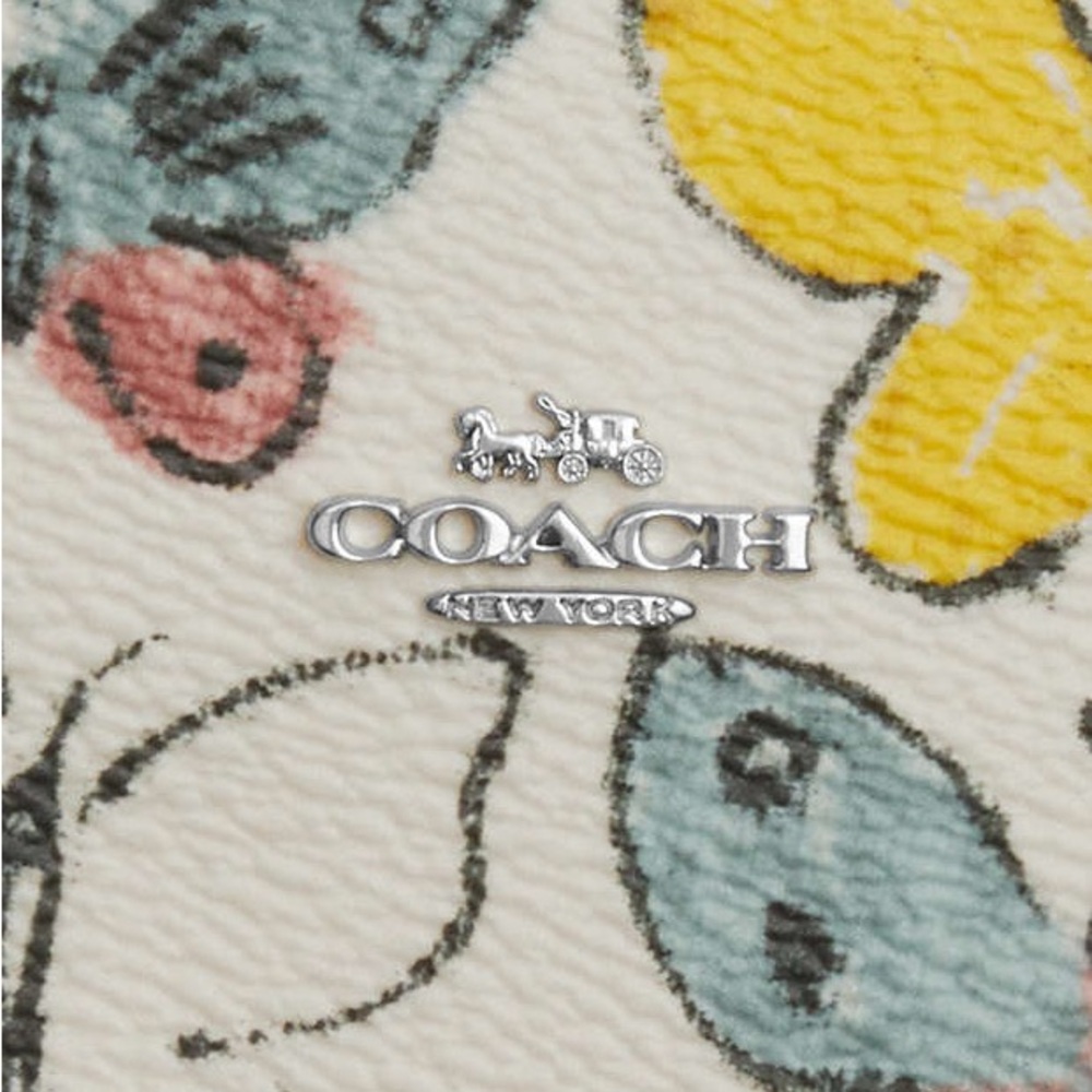 Coach Multicolor Butterfly Coin Pouch - Picture 6 of 6